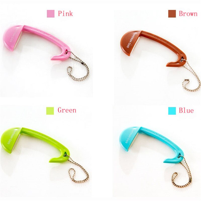 Mini Portable Plastic Bag Hook Clothes Purse Bag Hanger Buckle Device Table Chair Desk Brim Bag Hook Handbag Holder