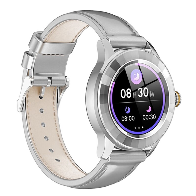 S09 Smart Horloge Waterdicht Hartslag Bloeddrukmeter Bluetooth Controle Vrouwen Horloge Voor Android Ios: Silver Gray