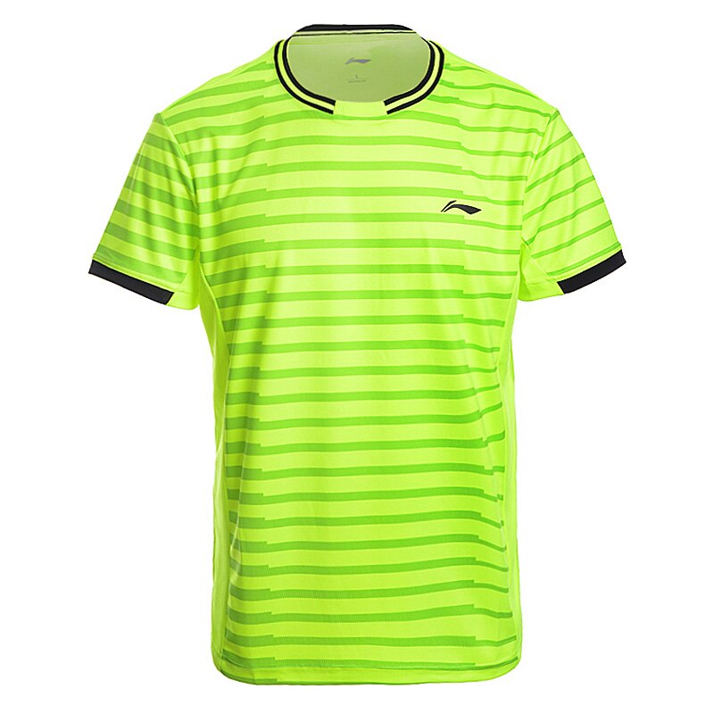 Li-Ning Uomini Badminton Camicette A SECCO Traspirante Regular Fit Sport T-Camicette Fodera li ning Tee AAYM143 MTS2646: XXXL / AAYM143-2H