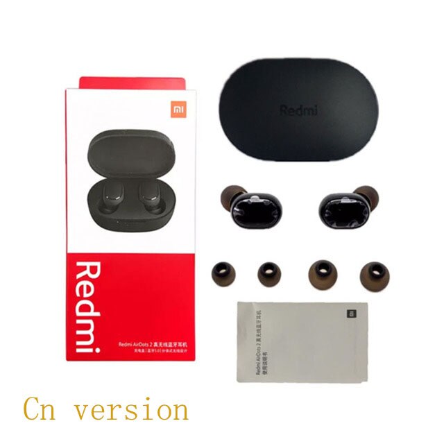 Xiaomi Redmi Airdots s Original Xiaomi Airdots 2 with Bluetooth 5.0 for Gaming Headset Wireless Earbuds with Mic Voice Control: Airdots 2