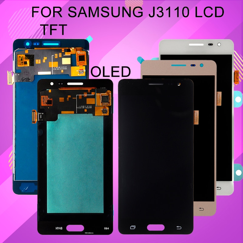 1pz 5.0 pollici OLED Catteny J3110 Schermo per Samsung galassia J3 pro Schermo Lcd con tocco schermo Digitizer assemblaggio trasporto libero
