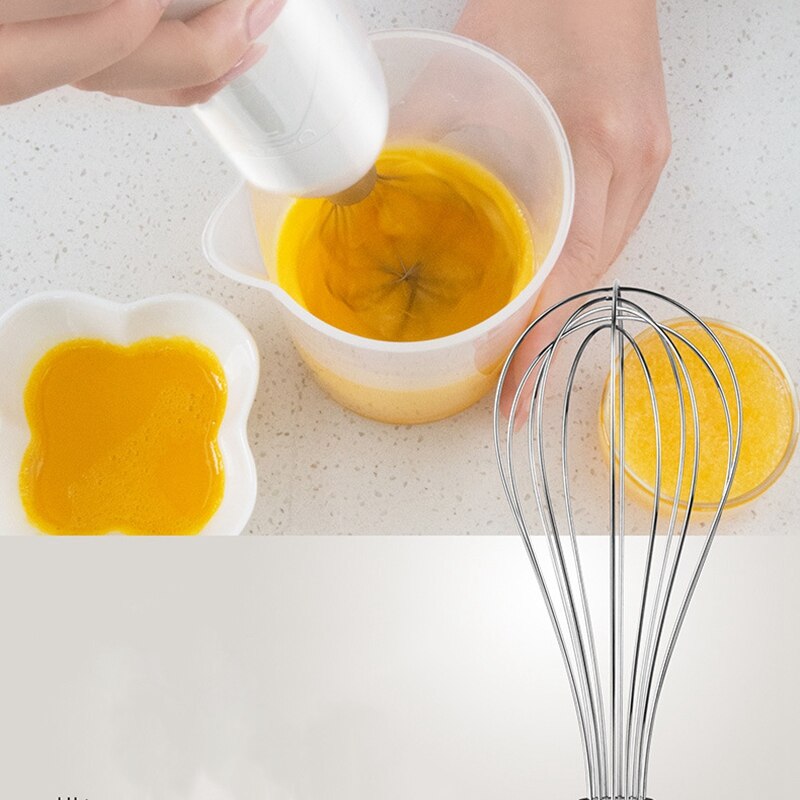 Immersion Hand Blender 4-In-1 Powerful Speed Control Stick Blender Milk Frother Egg Whisk Puree Infant Food - US Plug