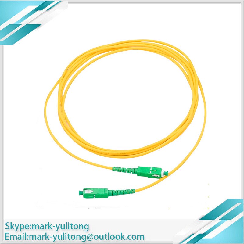 10pcs cable fibra optica SC / APC-SC / APC-SM ftth fiber cable 3m sc sc apc