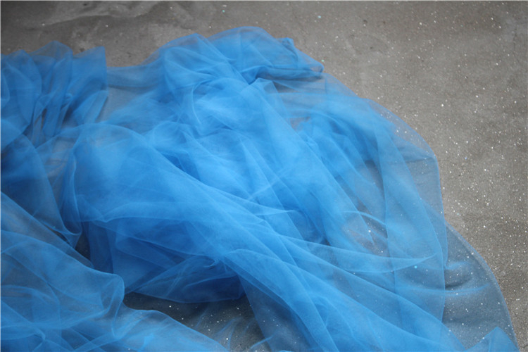 Stretch Mesh Tule Stof Groen En Blauw Diy Achtergrond Gordijn Sjaal Hoofdtooi Sluier Rokken Trouwjurk Stof: S / Paars