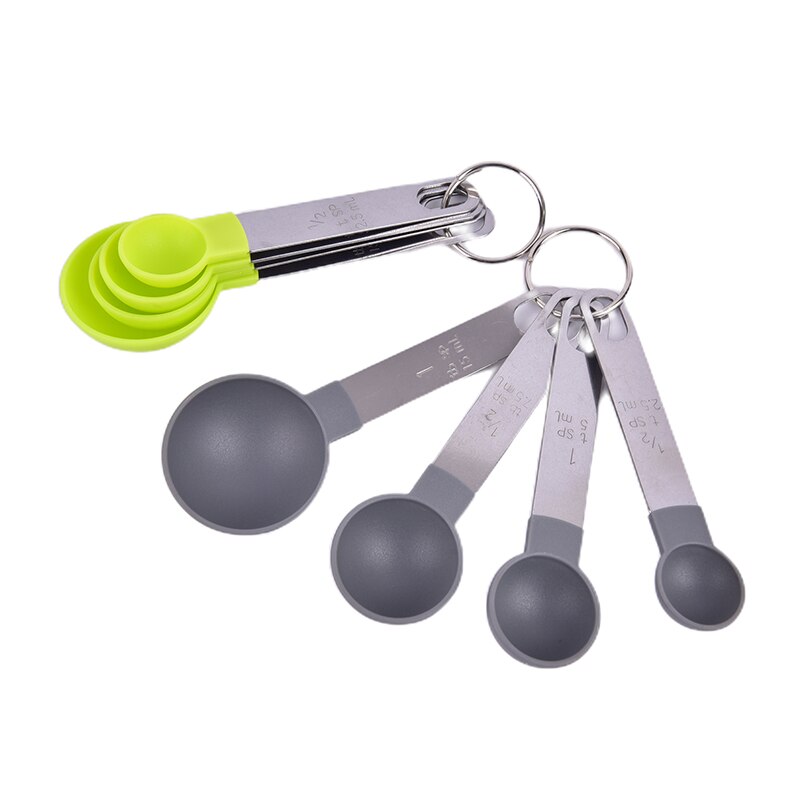 8 Uds cucharas de medir de cocina cucharadita de café cucharada de azúcar pastel hornear harina tazas de medir cocina utensilios de cocina