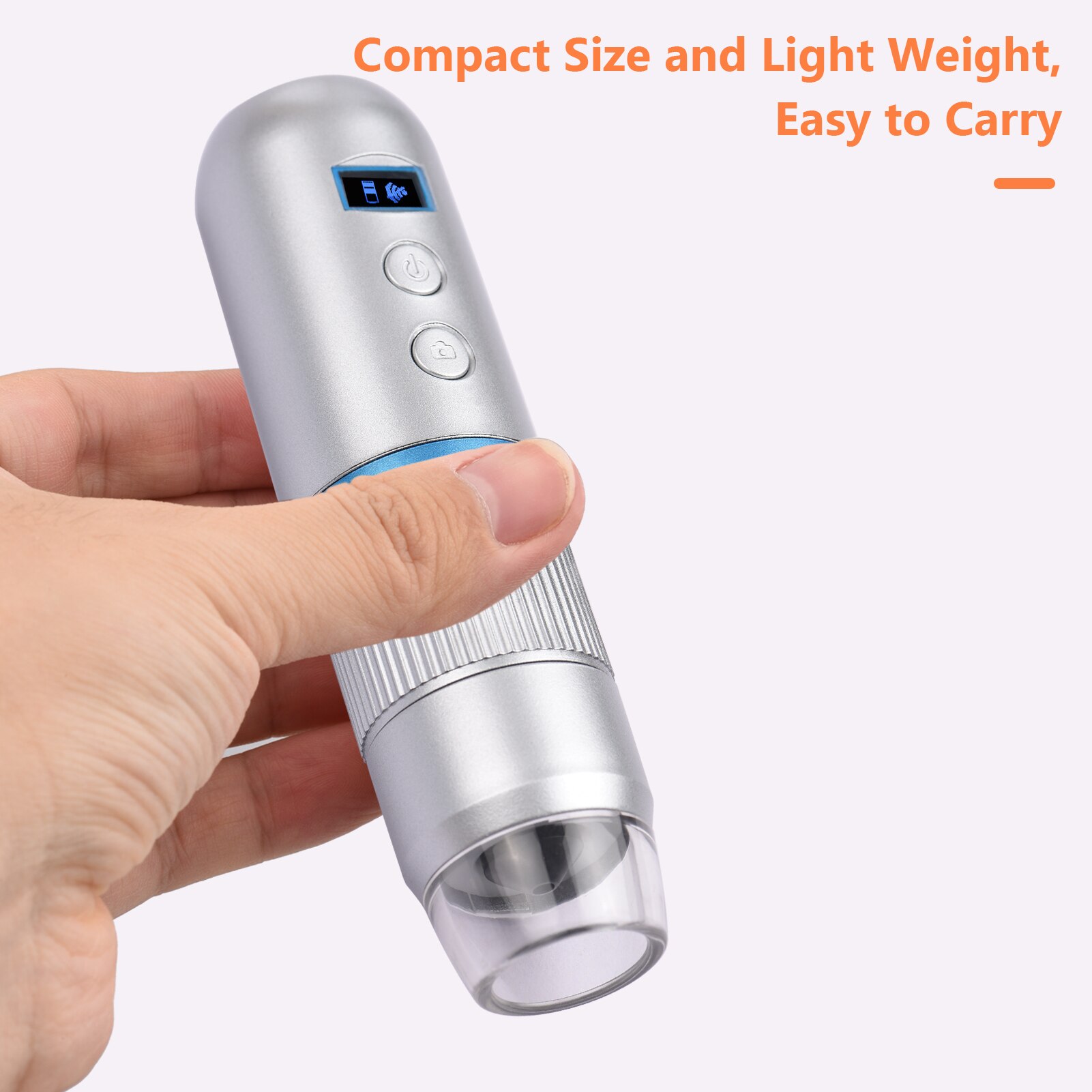 1000X Handheld Digital Electronic Microscope Portable Mini Magnifier for Phone Laptop Desktop Insect Skin Plant Observation