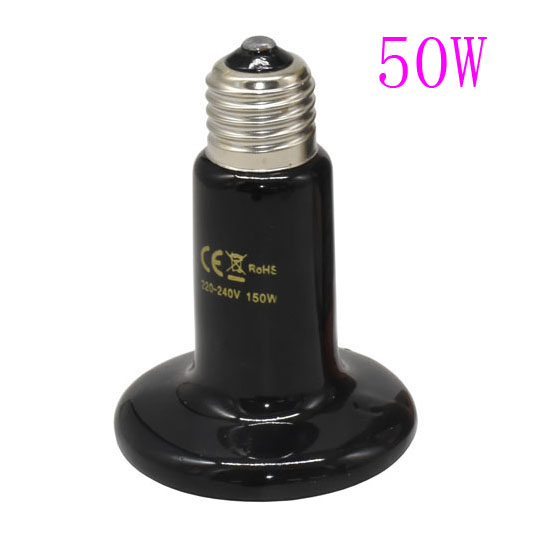 9 Products Ceramic heating lamp Chick Tortoises Lizard Spider Pet heat lamp Hedgehog Reptile heater 25W-100W-150W-200W: 50W