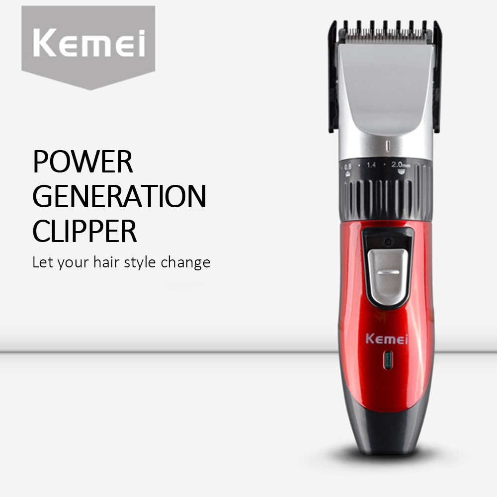 Super Quiet Electric Hair Clipper Rechargeable Titanium Blade Men's Beard Trimmer Hair Cutting Machine for Salon