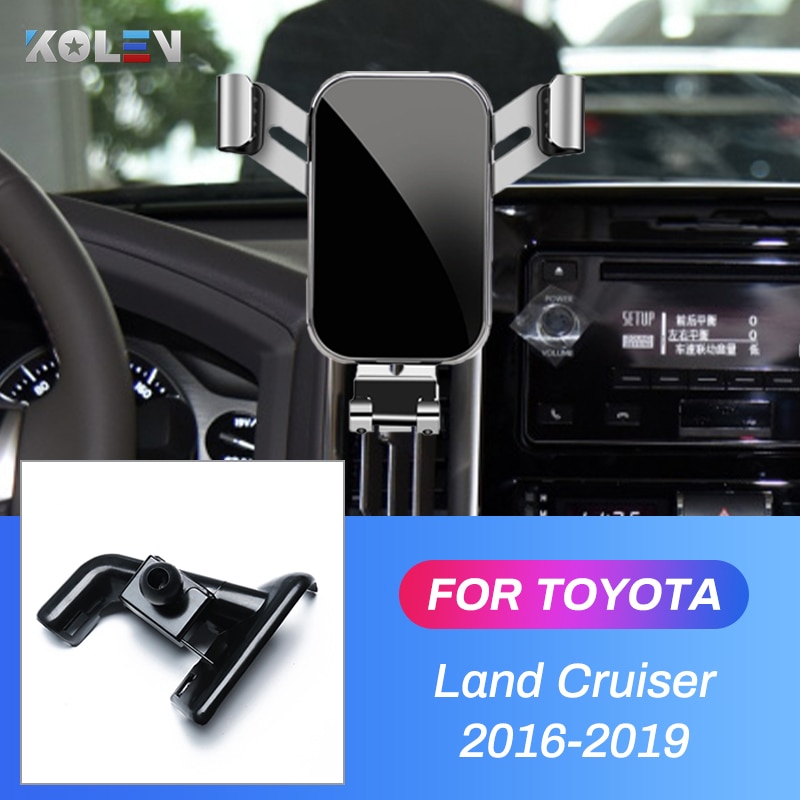 Car Mobile Phone Holder For Toyota Land Cruiser 200 LC200 Gravity GPS Stand Special Mount Navigation Bracket