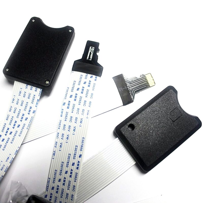 Mikro SD zu Mikro SD karte biegen Verlängerung kabel Verlängerung Adapter Postleitzahl Verlängerung kabel TF zu TF Speicher Karte Verlängerung kabel Linker