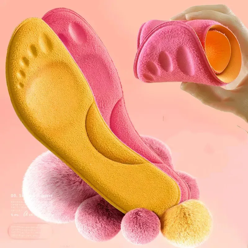 2 paires de semelles intérieures auto-chauffantes, thermiques thermostatiques, Massage en mousse à mémoire de forme, Support de voûte plantaire, coussinets chauffants pour hommes et femmes, hiver