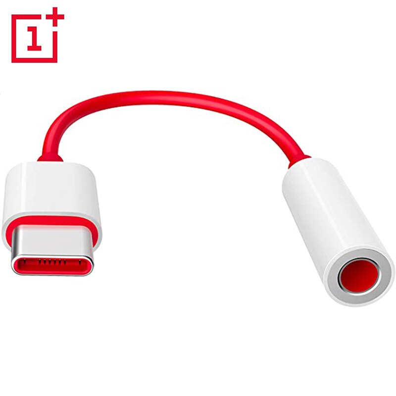 Original Oneplus Earphone Jack Adapter Type-C To 3.5mm Headphone Converter Cable For One plus 1+6T 7 7Pro 7T