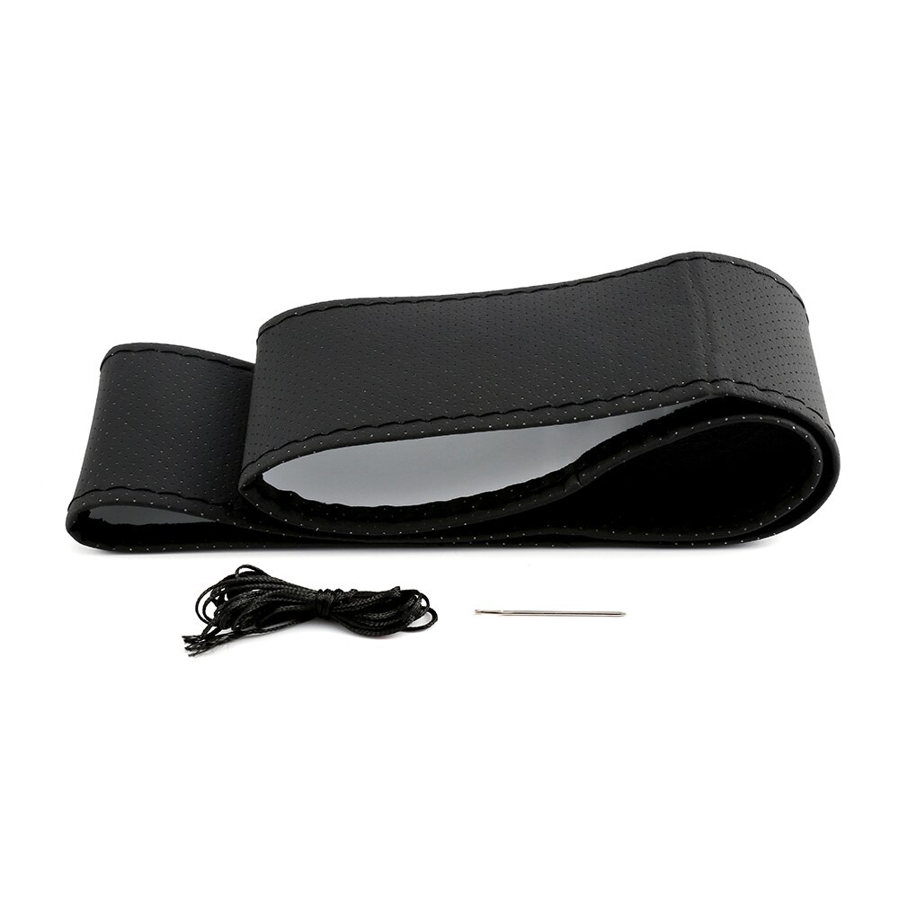 Coprivolante in pelle fai-da-te decorazione per camion per auto volanti e mozzi per volante con accessori per auto con fa e filo