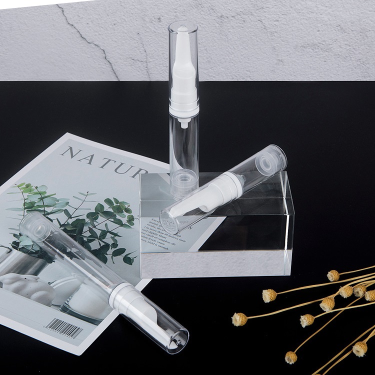 Podkład w płynie butelka podróżna 5ml 10ml 15ml Mini podkład kosmetyczny próbki narzędzia do przepakowywania Airless butelka z pompką przenośna