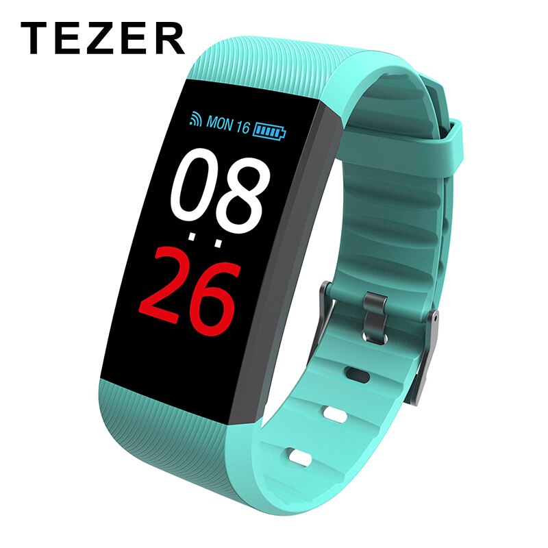 Smartwatch fitness activiteitstracker smartband polsband tezer  r11 waterdicht  ip67 intelligente armband voor android en ios
