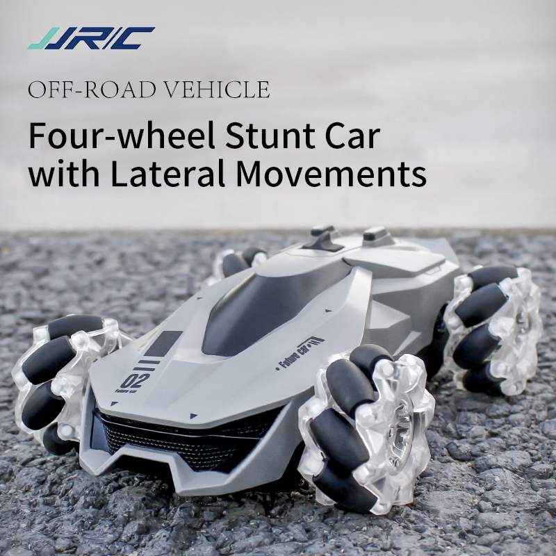 Jjrc Q92 1:24 2.4G 4WD 360 Graden Flip Simulatie Spray Night Glare Effect Tire Dynamisch Geluid Effect Rc Stunt auto Modellen Speelgoed
