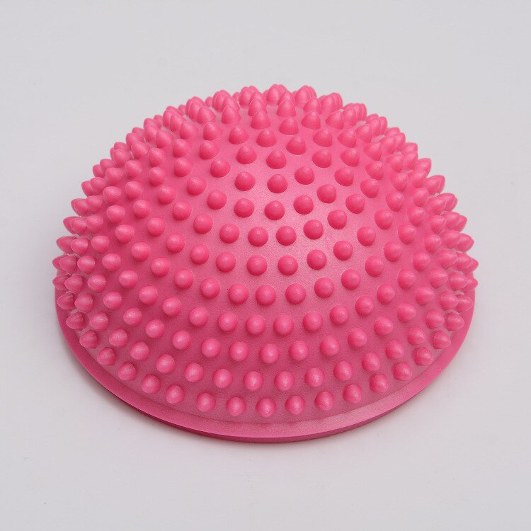 Halfronde Balans Durian Yoga Bal Tactiele Massage Zolen Acupunt Stabiliteit Training Bal Pilates Fitness Balance Yoga Bal: Pink