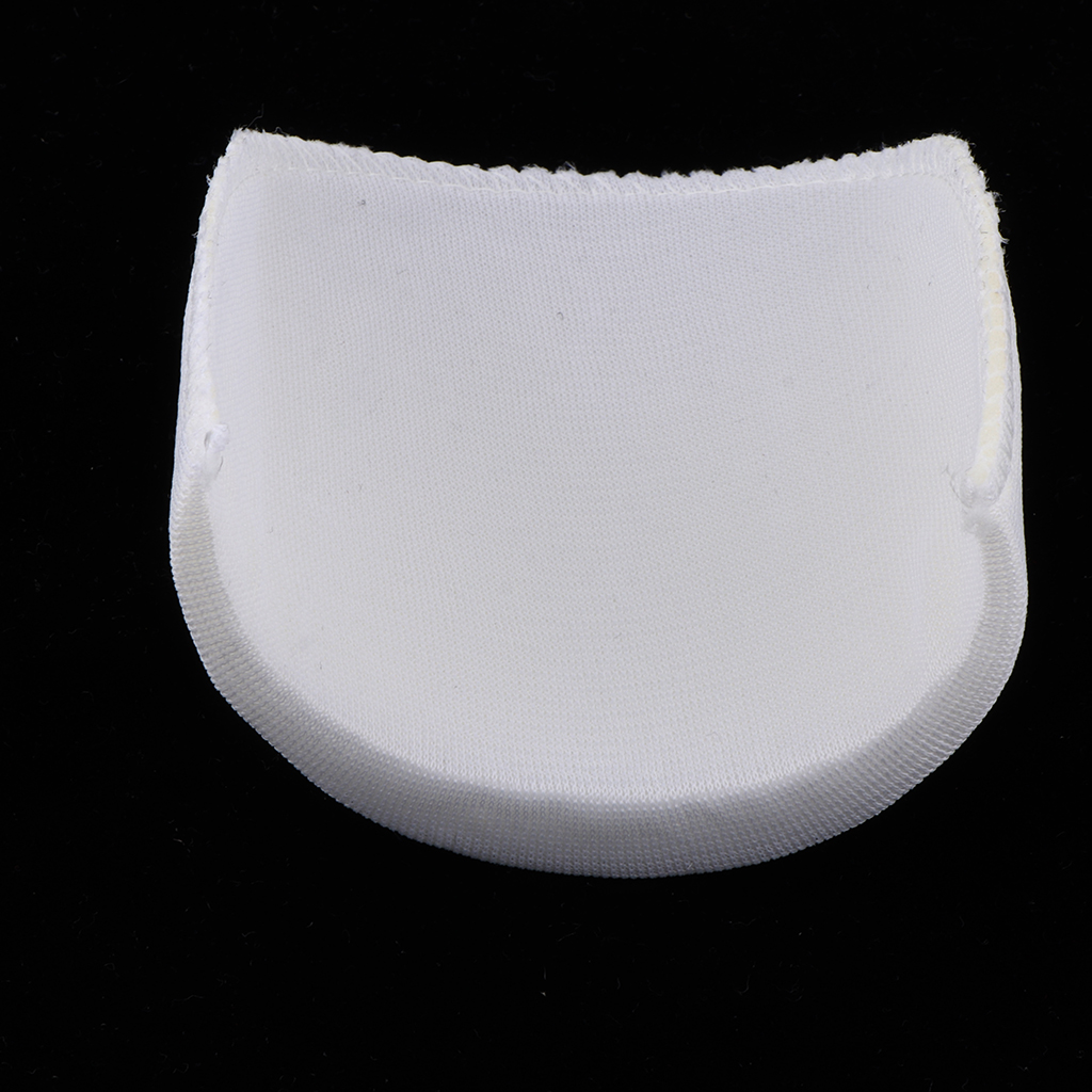 5 Pairs Sew in Suits Sponge Shoulder Pads for Adults DIY White