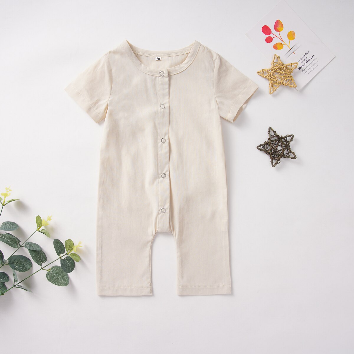 Pudcoco – barboteuse à boutons pour bébés garçons et filles, vêtements d'été, combinaison à manches courtes, tenue, costume de soleil