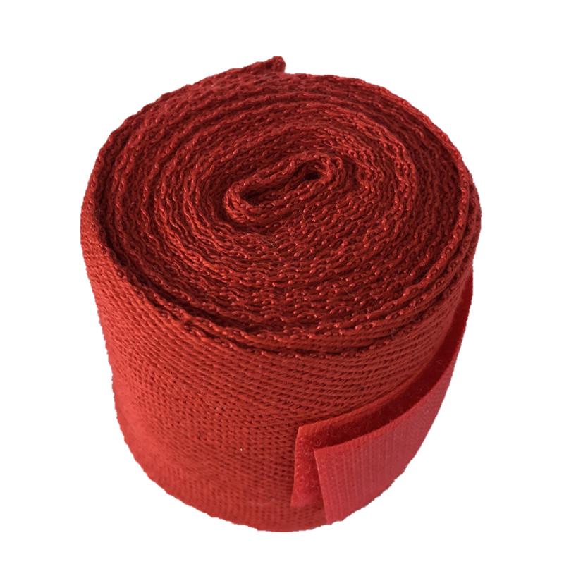 Muay Thai boxing 2.5m Cotton boxing bandages safety Boxing Hand Wraps Sports Safety hand guard tied hands with fighting wraps: Red