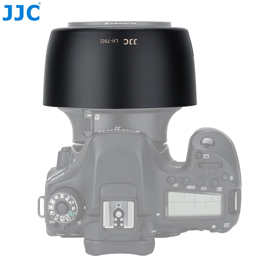 Jjc dedikoitu dslr -kameran vastavalosuoja, canon  ef 85mm f  / 1.2l usm &  ef 85mm f /1.2l ii usm -objektiivi korvaa canon es -79ii