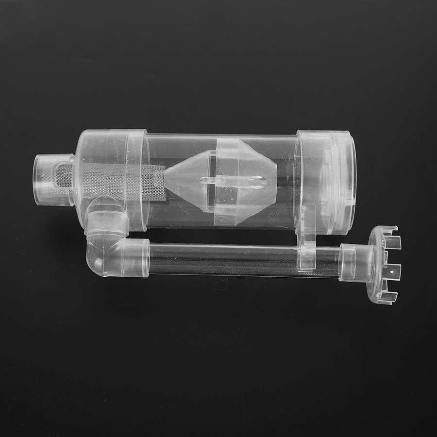Raspador de plantas acuáticas para acuario, dispositivo de limpieza de succión de heces de peces, inodoro, filtro separador
