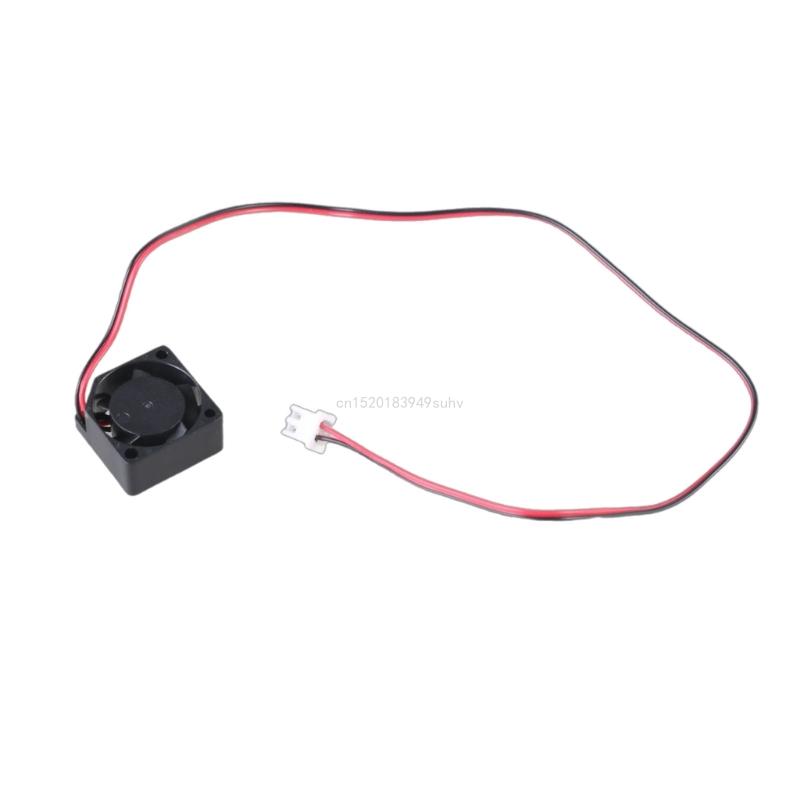 Small Cooling Fan 2x2x1cm Heat Dissipation Fan with XH2.54 Terminal for Desktops Laptops Fan: Brown