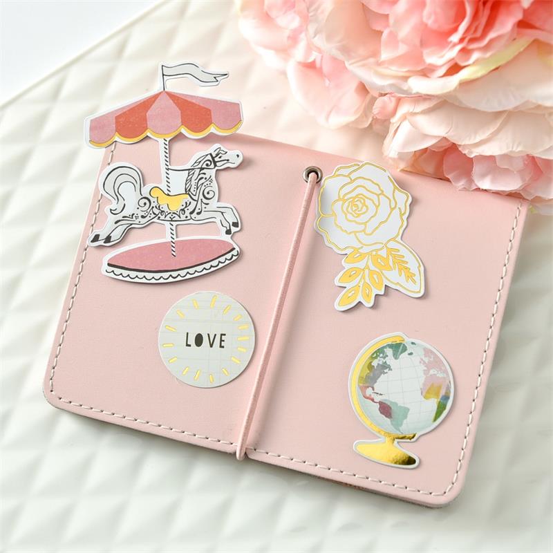 60pc Cute Animals Cardstock Die Cuts for Scrapbooking Happy Planner/Card Making/Journaling Project