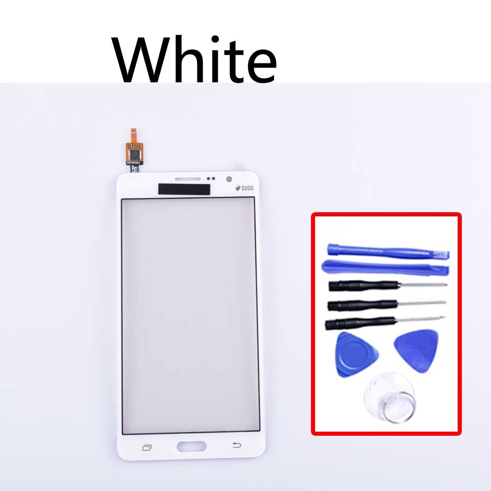 5.5 "Voor Samsung Galaxy On7 G6000 Touch Screen Panel Sensor Digitizer Glas Touchscreen GEEN LCD: White-With tool