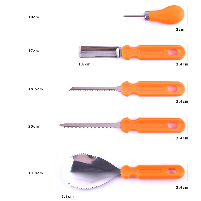 14pcs Set Pumpkin Carving Cutter Tool Kit Carve DIY Durable Reusable For Halloween Lanterns C1