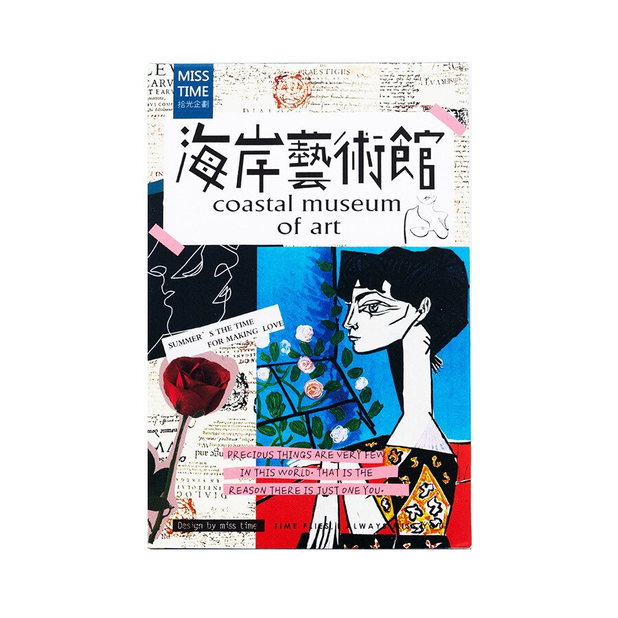 30 Sheets/Set Novelty Coastal Art Museum Postcard /Greeting Card/Message Card/Christmas and Year