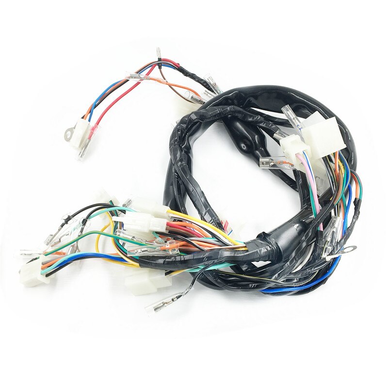 Piezas de motor SNXSMO Wangjiang GN250 GN 250 arnés de cableado eléctrico No número 36610-38301 para Suzuki gn250
