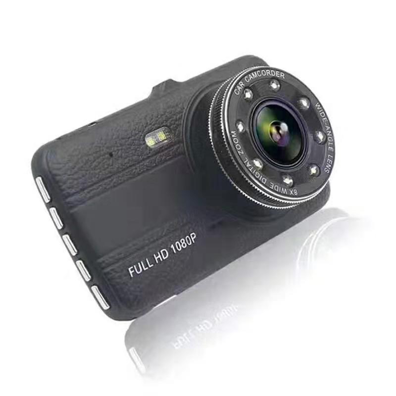 ELRVIKE Hd 1080p di dash cam a doppio obiettivo da 4.0 pollici con schermo grande