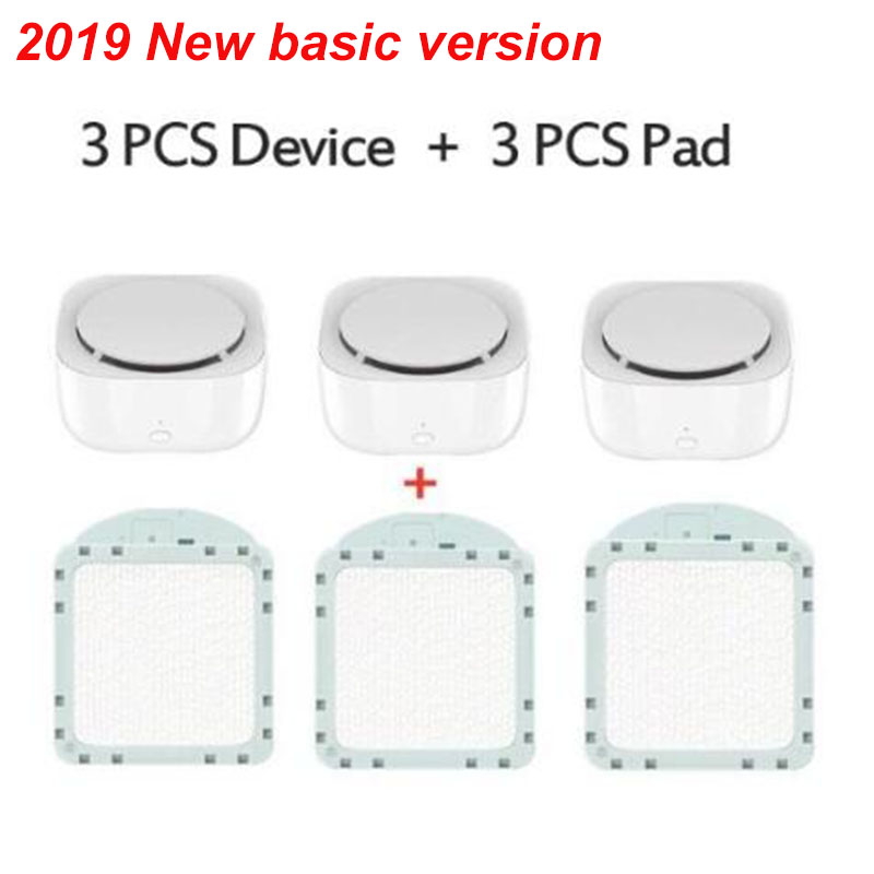 2022 Xiaomi Mijia Mosquito Repellent Killer 2 Smart Version Phone timer switch with LED light use 90 days Work in mihome APP: basic Version 3pcs