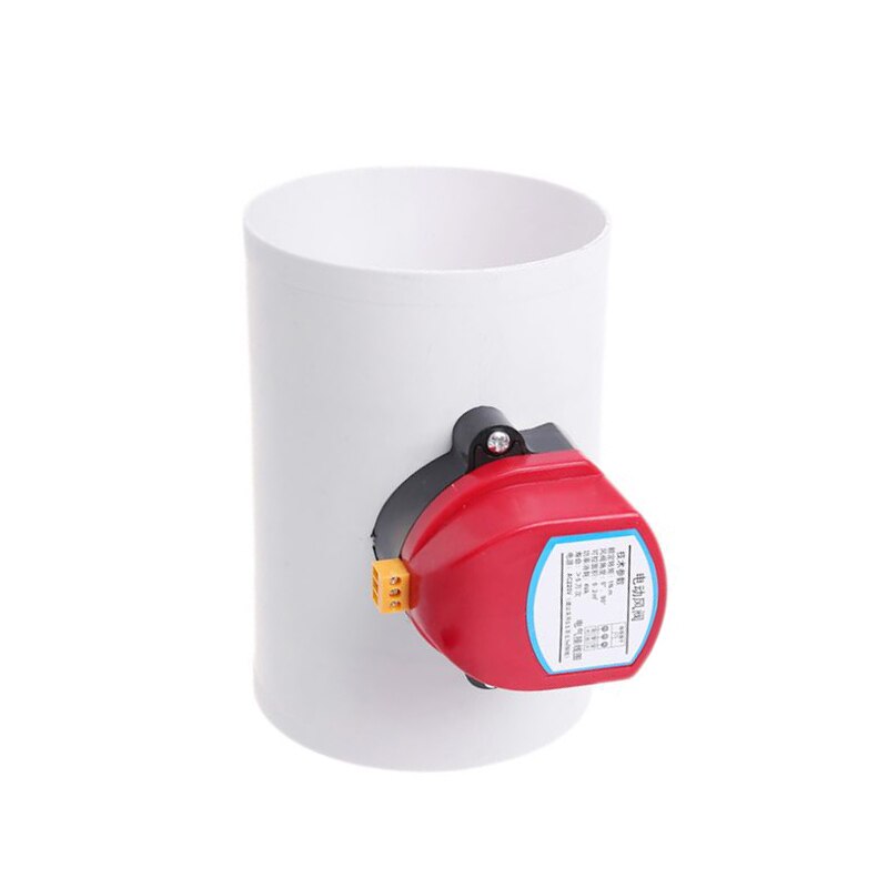 6 inch plastic electric air valve motorized damper valve HVAC duct solenoid check valve for pipe ventilation 160mm 220V 12V 24V
