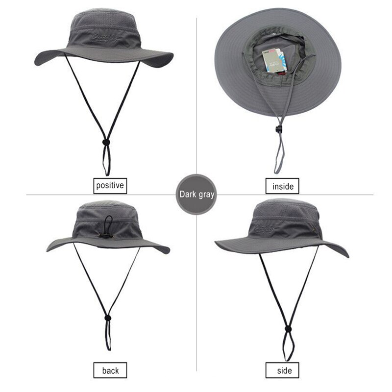 Large Brim Hat UV Protection Sun Hat Outdoor Sun Protection Fisherman Hat Basin Cap Summer