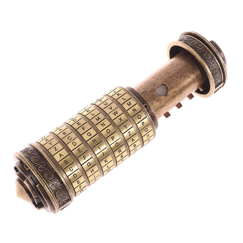 Da Vinci Educational toys Metal Cryptex locks ideas Da Vinci Code Lock To Marry Lover Escape Chamber Props
