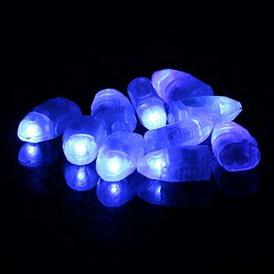 50pcs/pack LED Balloon Light Glow Flash Ball Lamps for Paper Lantern Balloon birthday party decoration mini ball C1338 c: Blue light