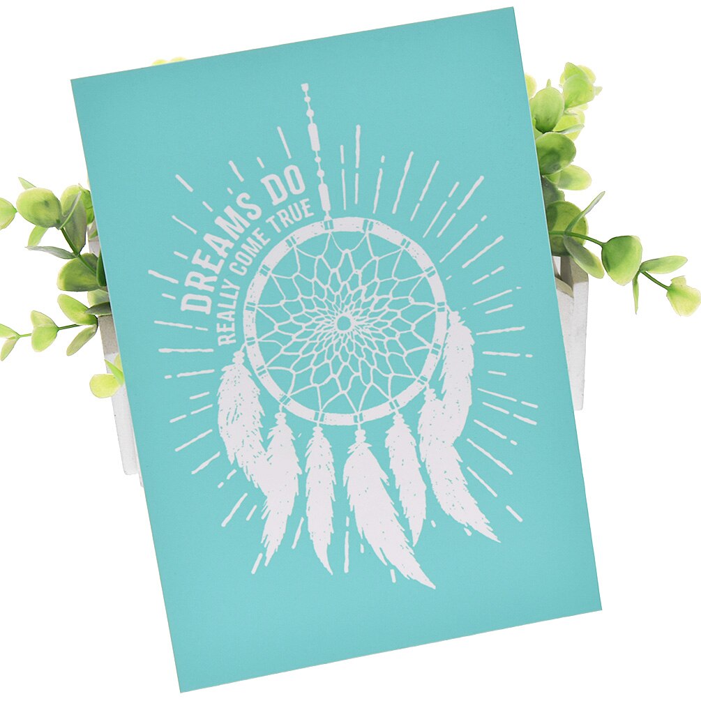 Chzimade Mountain Boot Zelfklevende Zeefdruk Stencils Mesh Postzegels Transfer Voor Diy Scrapbooking T-shirt Stof Decor: 6