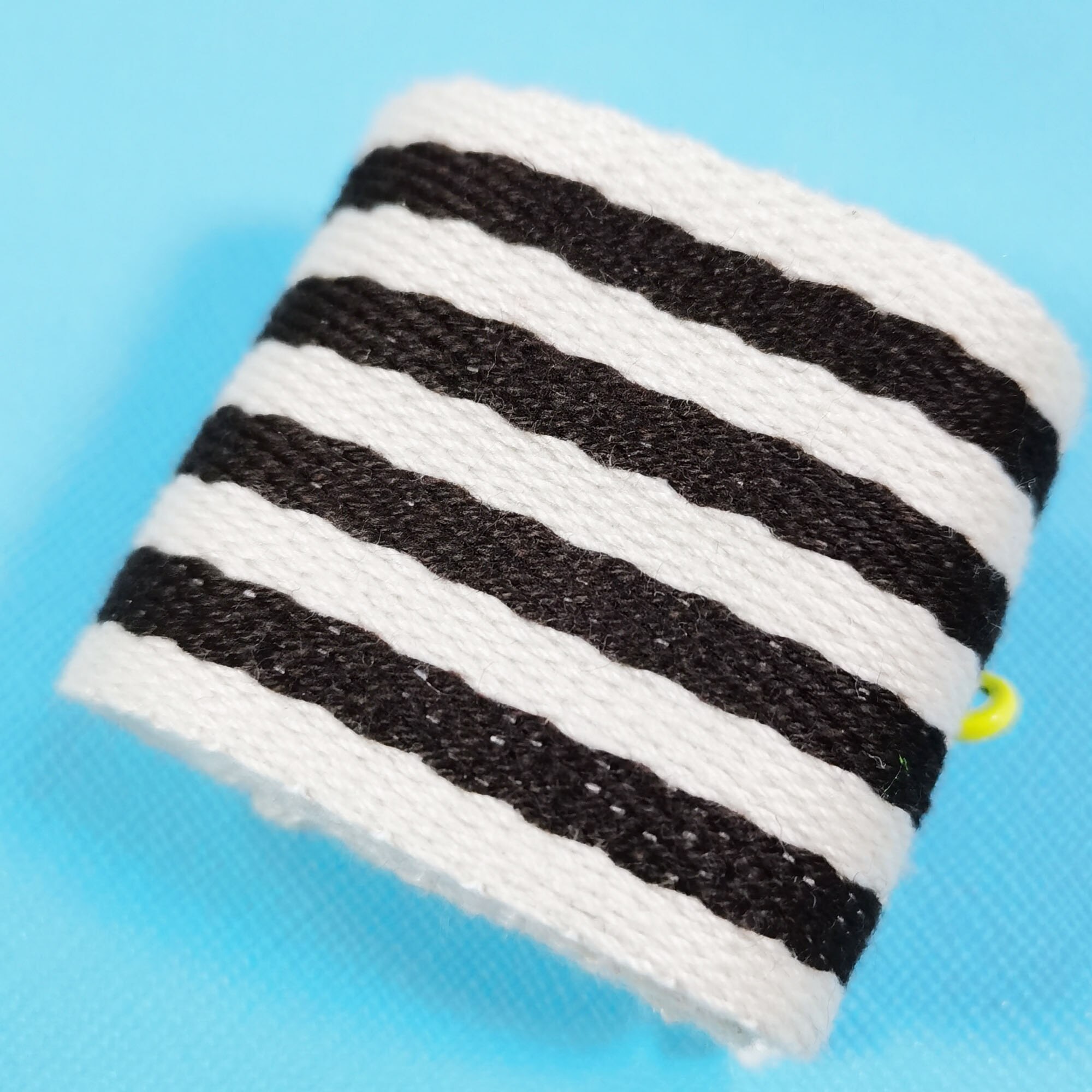 38mm Coloful Polyeste Webbing Striped Heavy weight Purse Straps Belting Bag Bandles Bag Strap for Tote Bag Upholstery Webbing: 05-black