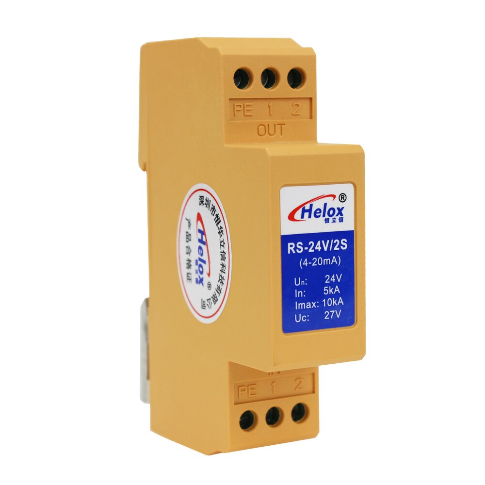 Rail 4-20MA Signal Lightning Protector 4-20MA Signal Surge Protector RS-24V/2S