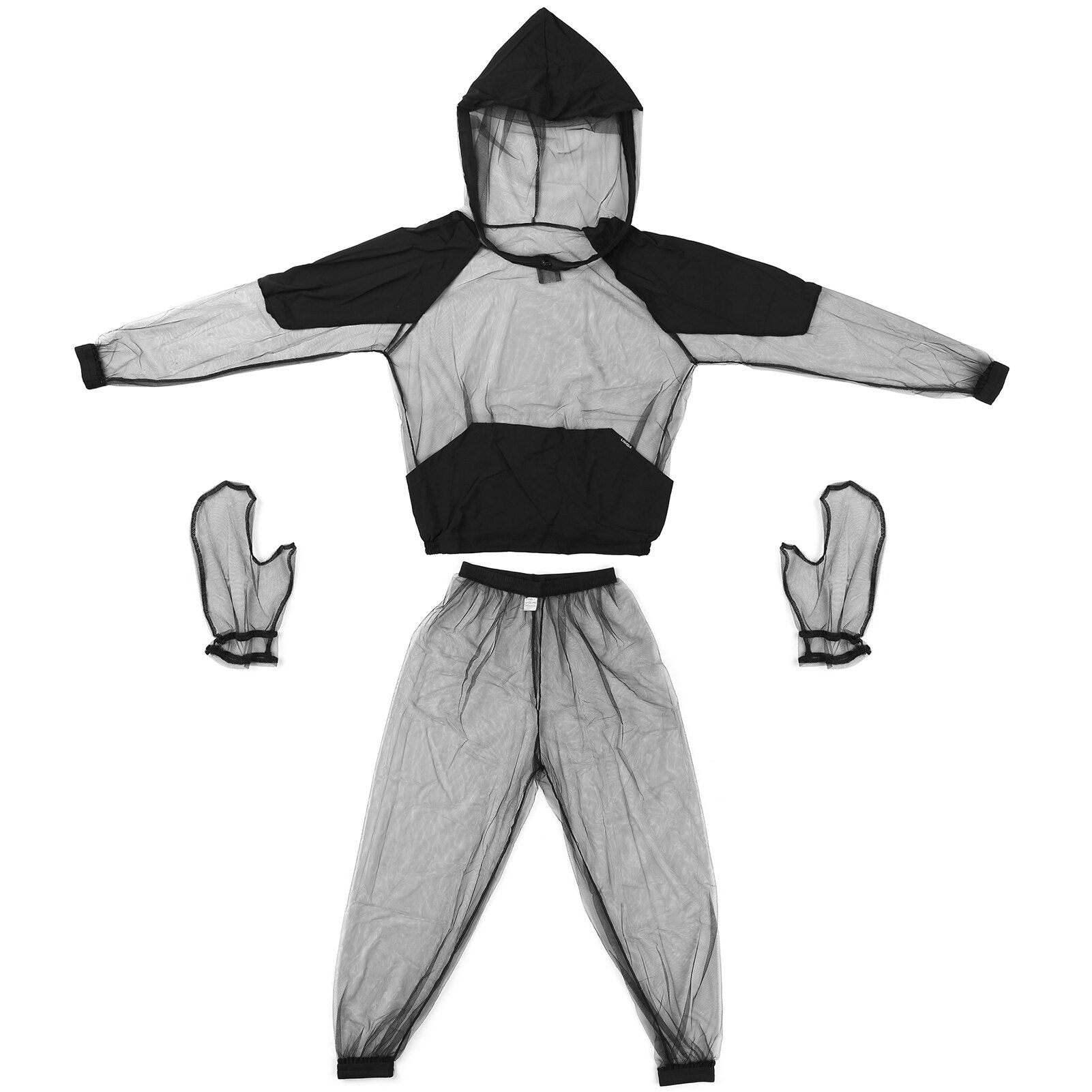 Chaqueta antimosquitos de malla ligera con capucha para exteriores, protección contra insectos, ropa antimosquitos para senderismo, Camping y Pesca