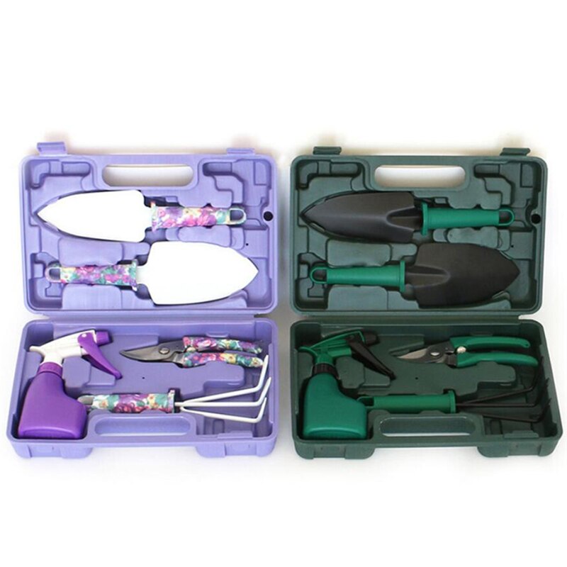 5 Pieces/Set Home Garden Tools Set Lightweight Gardening Tools Kit Non-slip Handle Garden Hand Tool durable