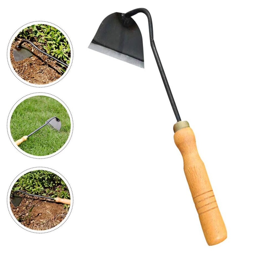 Schoffel Mini Draagbare Staal Handheld Losmaken Bodem Tool Met Houten Handvat Tuin Tool Voor Boerderij Tuinieren Landbouw Gereedschap