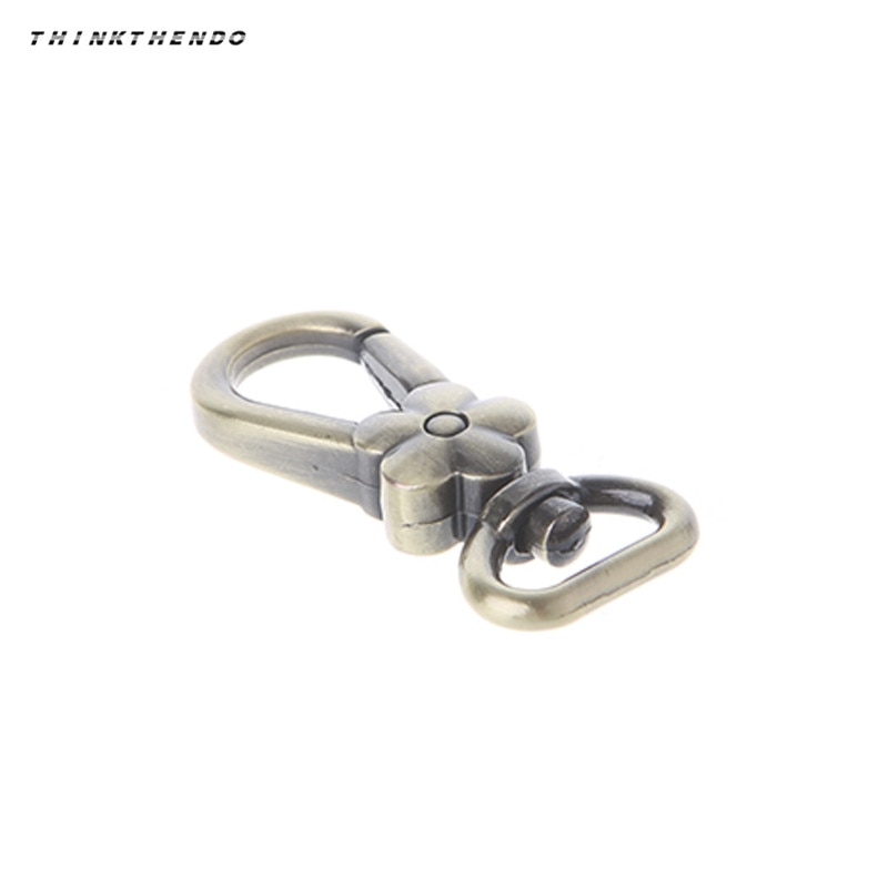 Zinc Alloy Bag Buckle Hook Flower Lobster Clasps Swivel Trigger Clips Snap Hooks Bag Key Rings Keychains Bag Parts