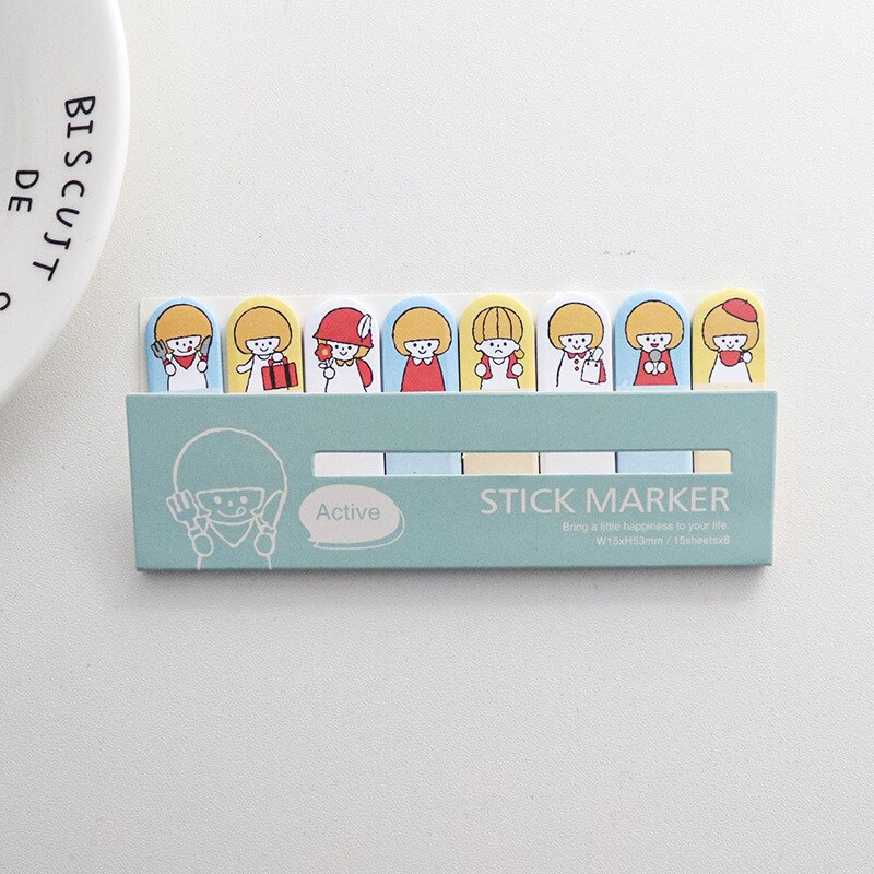 Koreaanse Briefpapier Memo Mini Dier Kawaii Planner Stickers Vaste Bericht Papier School Kantoorbenodigdheden Leuke Memo Pads: A