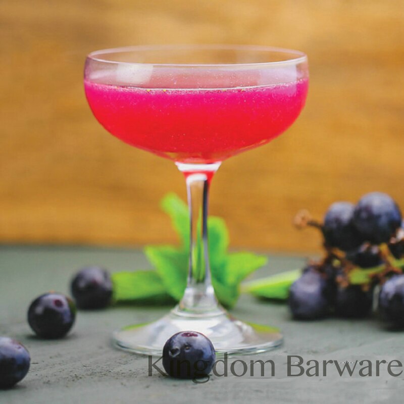 4PCS 220ml Cocktail Coupe Glasses Wide Mouth Cocktail Glass Martini Glass Set of 4