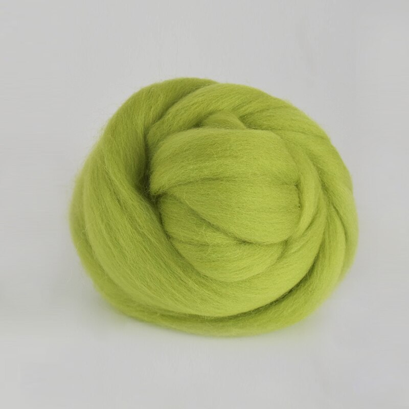 2m/ball, Merino Wool Roving ,wool yarn,Tapestry Weaving Yarn For Weaving, Wet Felting, DIY Craft Supplies,18 colors: 08