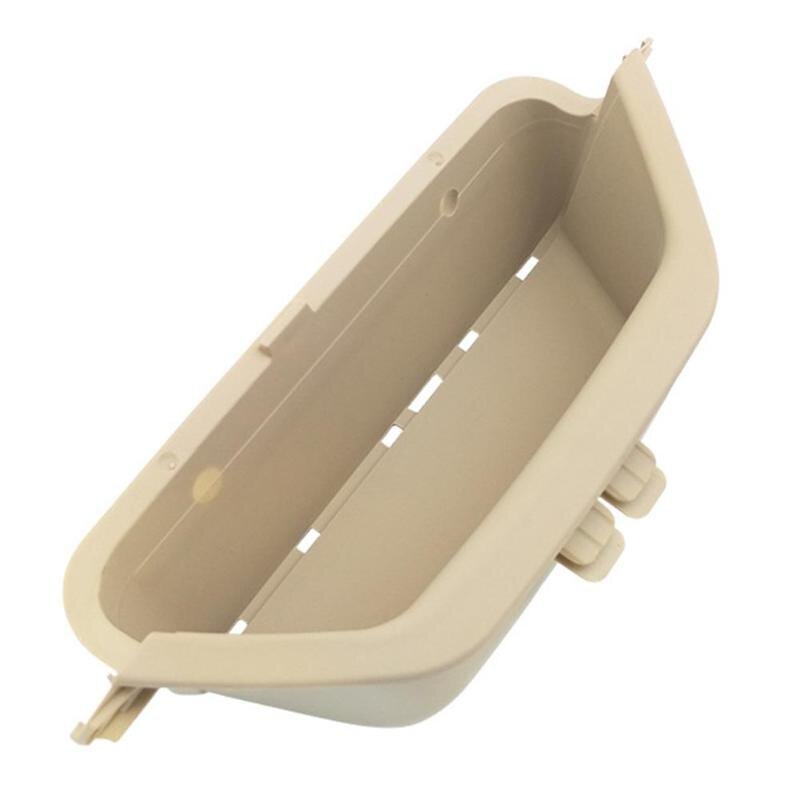 Auto voorste linker deur binnenzijde handgreep afdekking met opbergvak auto-styling accessoires voor bmw  x3 f25 x4 f26 11-17: Beige