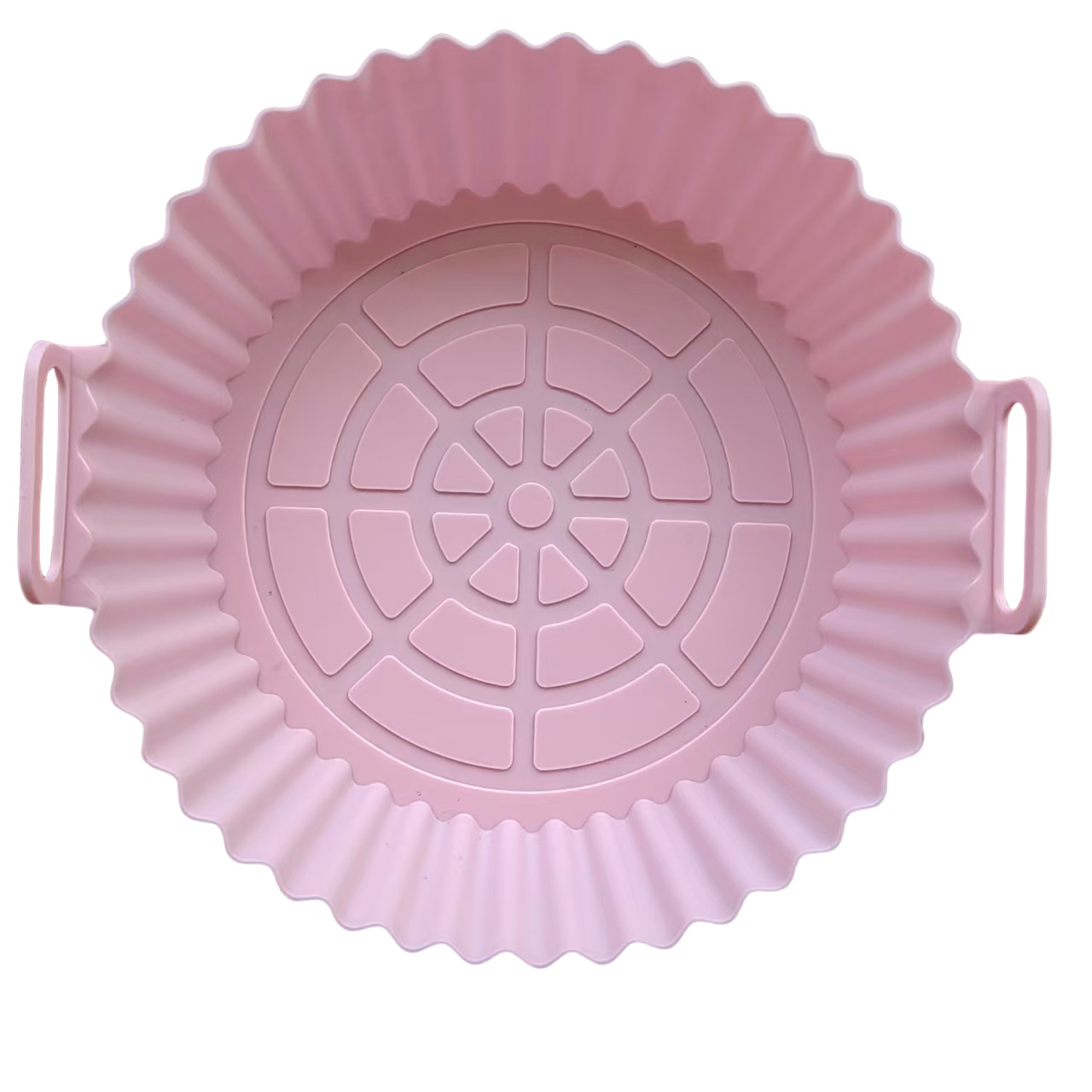 Air Fryer Silicone Liners Air Fryer Silicone Pot Reusable Silicone Air Fryer Liners Food Safe Non Stick Air Fryer Basket Accesso: Orange